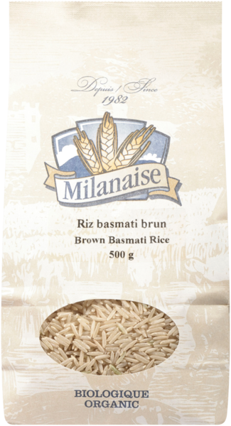 Riz basmati brun biologique - La Milanaise