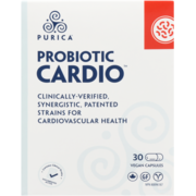 Purica Probiotiques Cardio 30 Capsules Végétaliennes