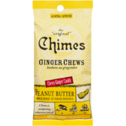 Chimes Ginger Chews Peanut Butter Chewy Ginger Candy 42.5 g