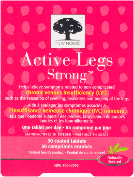New Nordic Active Legs Strong 30 Comprimés Enrobés