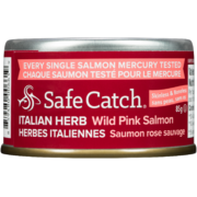 Safe Catch Saumon Rose Sauvage Herbes Italiennes 85 g