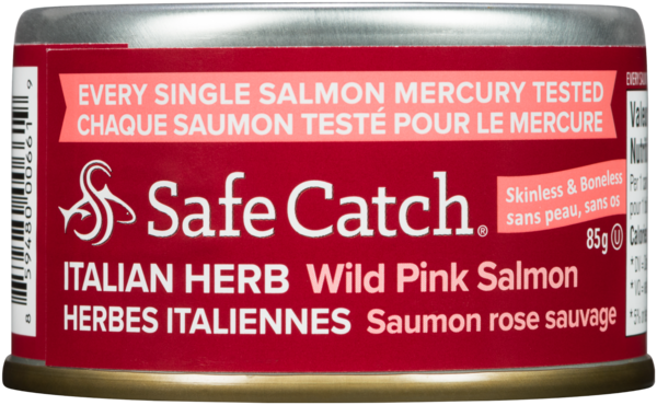 Safe Catch Saumon Rose Sauvage Herbes Italiennes 85 g