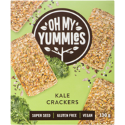 Oh My Yummies Crackers Kale 130 g