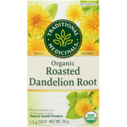 Traditional Medicinals Roasted Dandelion Root Organic 20 Wrapped Tea Bags x 1.5 g (30 g)