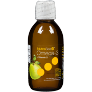NutraSea +D Omega-3 + Vitamin D Crisp Apple Flavour Liquid 200 ml
