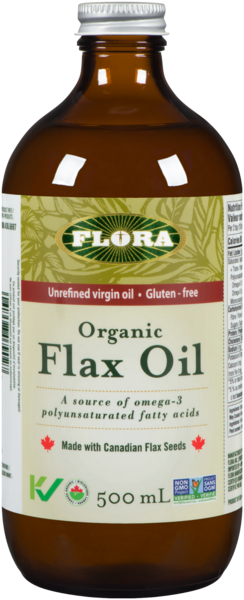 Flax Oil GMO-free.