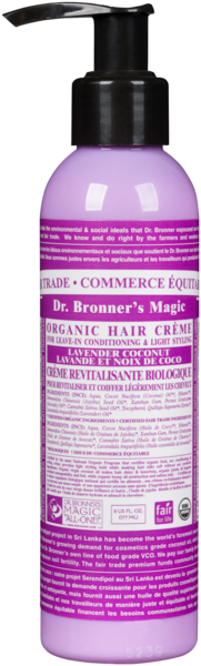 Dr. Bronner's Magic Lavande et Noix de Coco Crème Revitalisante Biologique 177 ml