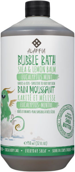 Shea Bubble Bath, Comforting Eucalyptus Mint