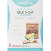 Enerjive Quinoa Crackers Rock Salt 130 g