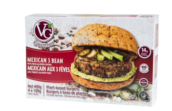 VG Gourmet Burger Veganique Mexicain  3 Feves