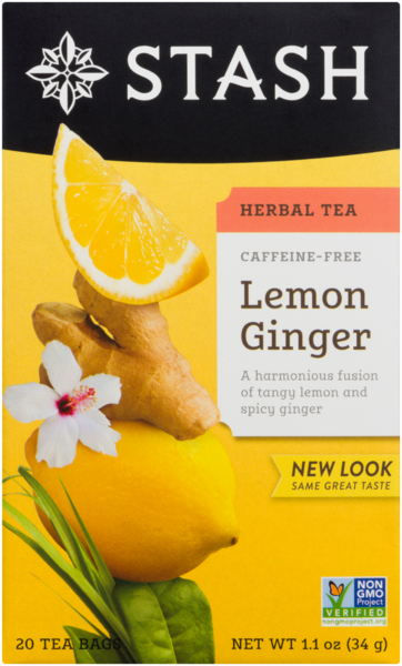 Stash Herbal Tea Lemon Ginger 20 Tea Bags 34 g