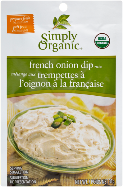 Simply Organic Mélange aux Trempettes à l'Oignon à la Française 31 g