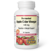 Natural Factors Vinaigre de cidre de pommes 500 mg 500 mg 90 capsules