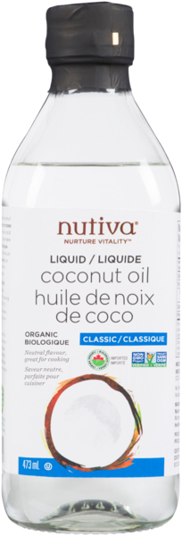 Nutiva Huile de Noix de Coco Liquide Classique 473 ml