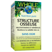 Whole Earth & Sea® Multivitamine et minéraux, Structure osseuse 60 comprimés