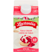 Lactantia Table Cream 15% M.F. 473 ml