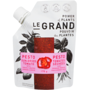 Le Grand Pesto Tomates Séchées avec Fromage Romano Fraichement Râpé 170 g