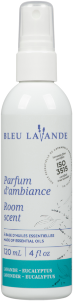 Bleu Lavande   Parfum Ambiance Lavande-Eucalyptus 120 Ml