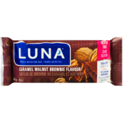 Luna Barre Nutritive Saveur de Brownie au Caramel et aux Noix 48 g