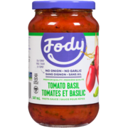 Fody Sauce pour Pâtes Tomates et Basilic 547 ml