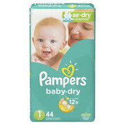 Pampers Diapers - Baby Dry Jumbo Size 1