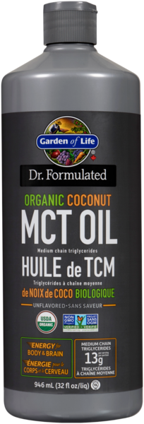Garden Of Life Dr. Formulated - Huile de TCM 100% biologique (Triglycérides à chaîne moyenne)