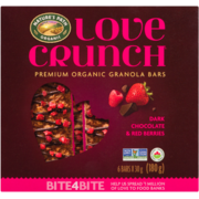 Nature's Path Love Crunch Dark Chocolate & Red Berries Granola Bars 6 x 30 g (180 g)