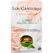 Los Cantores Tortilla Chips Lime 325 g