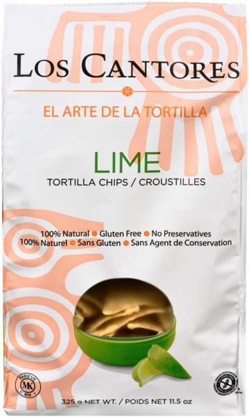 Los Cantores Croustilles Lime 325 g
