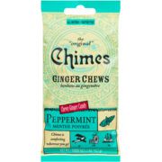 Chimes Ginger Chews Peppermint Chewy Ginger Candy 42.5 g