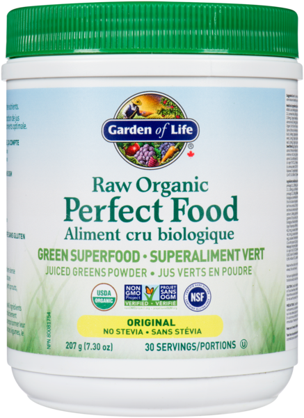 Aliment Cru Biologique PERFECT FOOD Superaliment de jus verts - Original