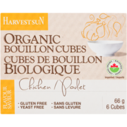 Harvest Sun Cubes de Bouillon Biologique Saveur Poulet 6 Cubes 66 g