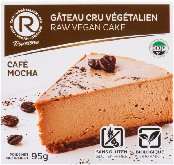 Rawesome Gâteau Cru Végétalien Café Mocha 95 g