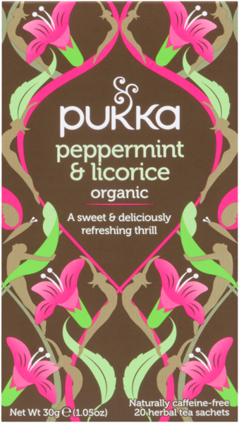 Pukka Tea Organic Peppermint & Licorice