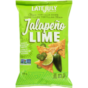 Late July Snacks Clāsico Tortilla Chips Jalapeño Lime 156 g