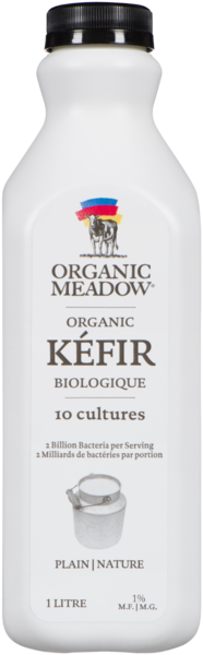Organic Meadow Kéfir Biologique Nature 1% M.G. 1 L