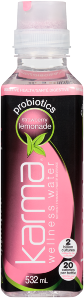 Karma Probiotics Wellness Water Strawberry Lemonade 532 ml