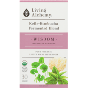Living Alchemy Kefir-Kombucha Fermented Blend Wisdom 60 Pullulan Capsules