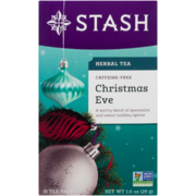 Stash Herbal Tea Caffeine-Free Christmas Eve 18 Tea Bags 29 g