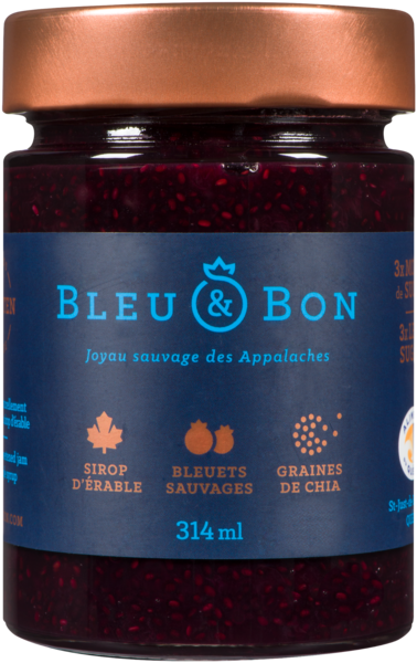 Bleu & Bon Naturally Sweetened Jam with Maple Syrup 314 ml