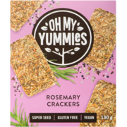 Oh My Yummies Crackers Rosemary 130 g