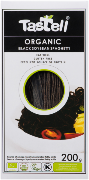 Tastell Spaghetti au Soja Noir Biologique 200 g