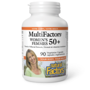 Natural Factors Femmes 50+ MultiFactors 90 capsules végétariennes