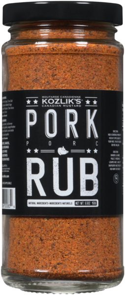 Moutarde Canadienne Kozlik's Porc Rub 150 g