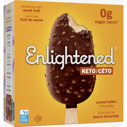 Enlightened Barres de dessert congelé ~ céto chocolat au beurre d'arachide