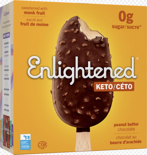 Enlightened Barres de dessert congelé ~ céto chocolat au beurre d'arachide