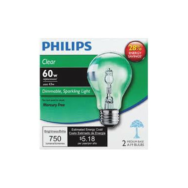 Philips EcoVantage 60W - Clear