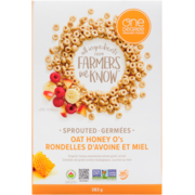 One Degree Organic Foods Rondelles d'Avoine et Miel Germées 283 g