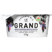 Le Grand Creamy Dairy-Free Yogurt Alternative Mixed Berries Organic 113 g