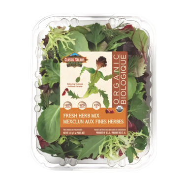 Classic Salads Mélange aux Fines Herbes Fraiches Biologiques 